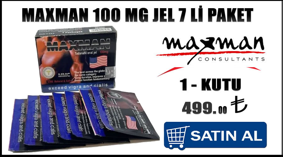 Maxman jel 100 mg satan yerler istanbul